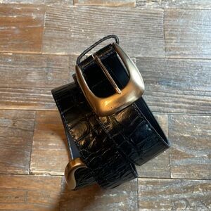 Vintage Omega Italian Crocolux Belt🖤